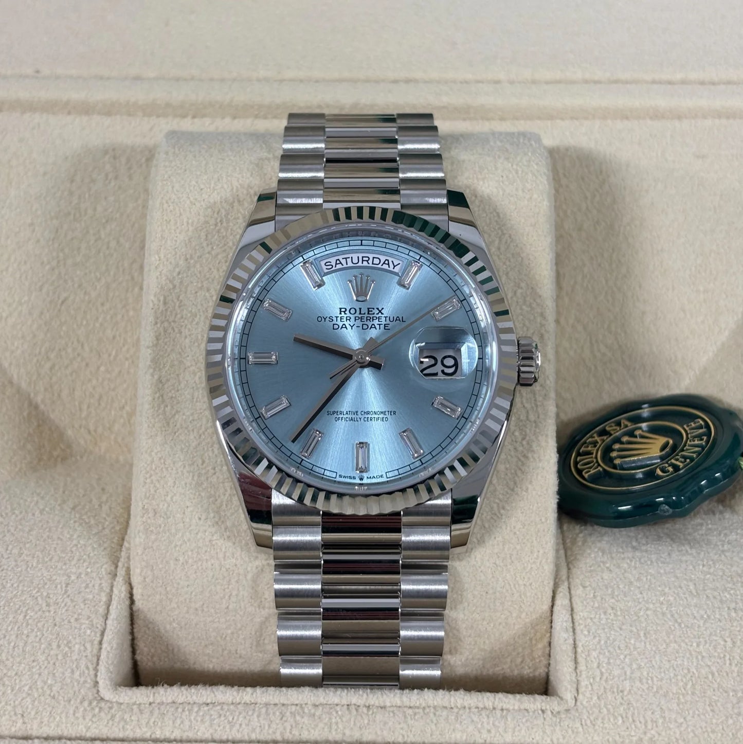 Rolex Oyster Perpetual Day-Date – Ice Blue Dial