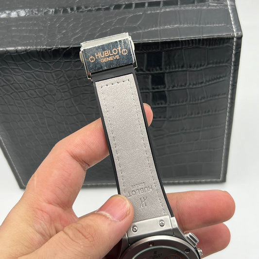 Hublot Premium Classic Leather Silicon Strap Watch